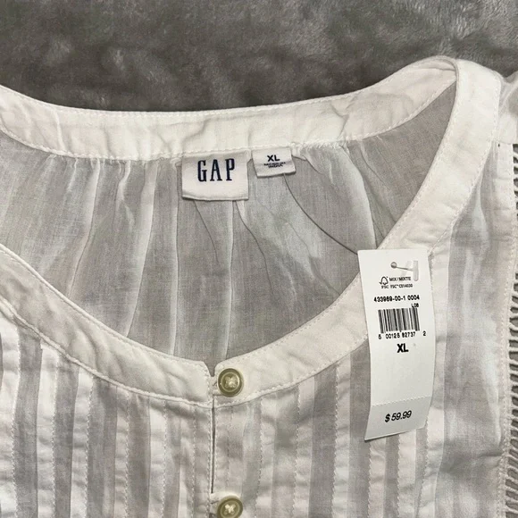 Gap Lucille off white peasant blouse - Picture 5 of 14